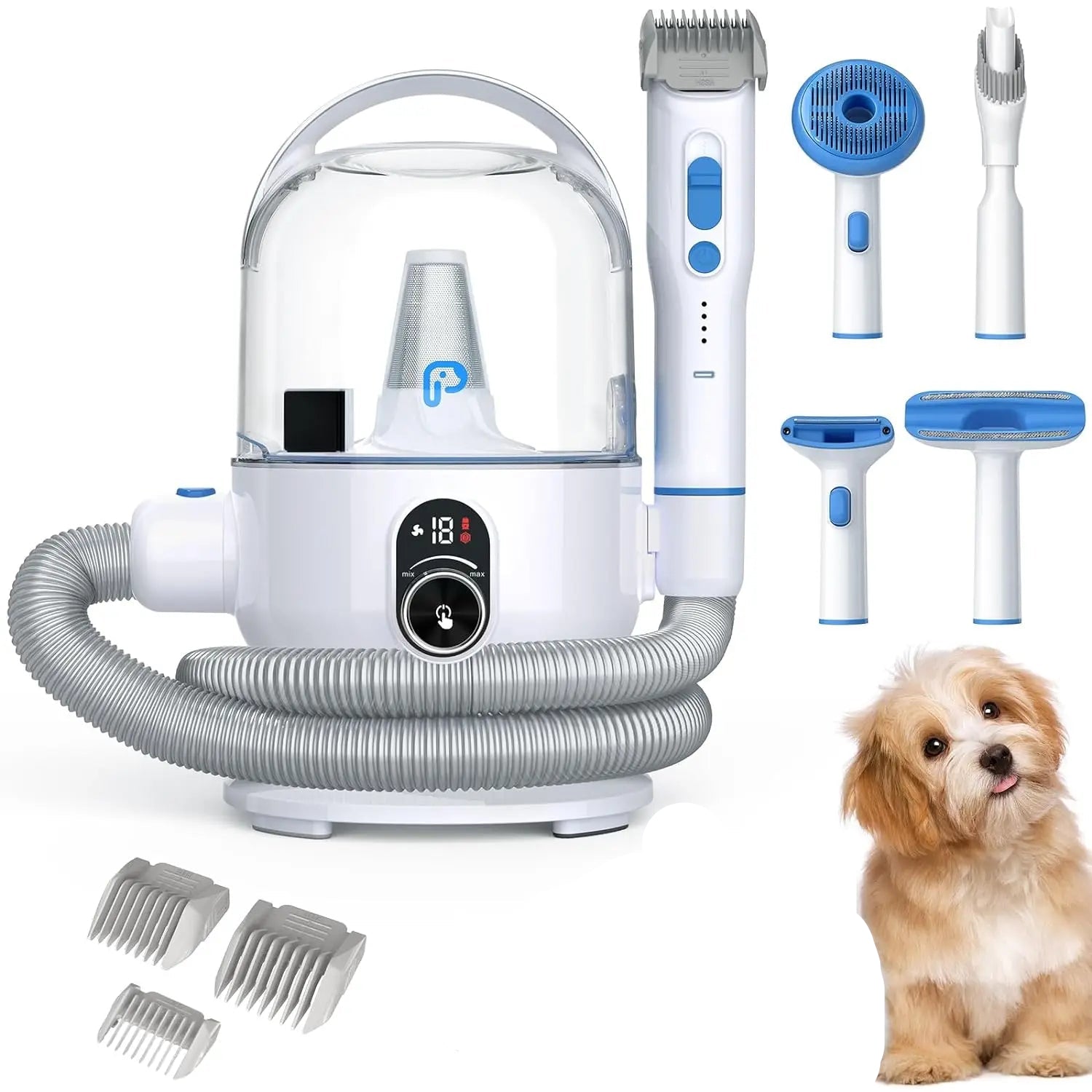 Pet Grooming Vacuum Kit