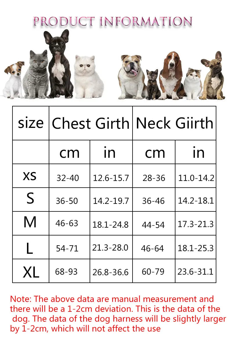 Reflective Adjustable Dog Harness