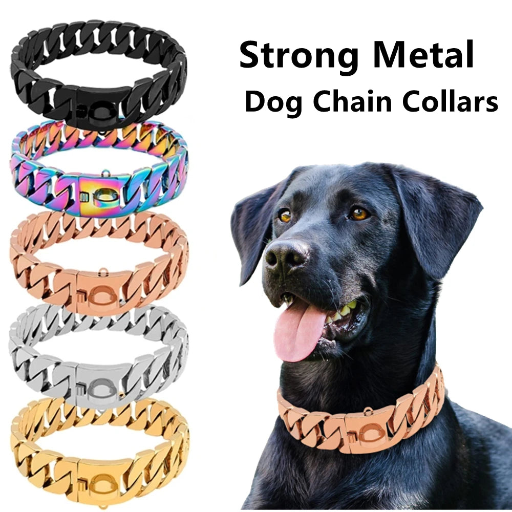 Solid Cuban Dog Collar