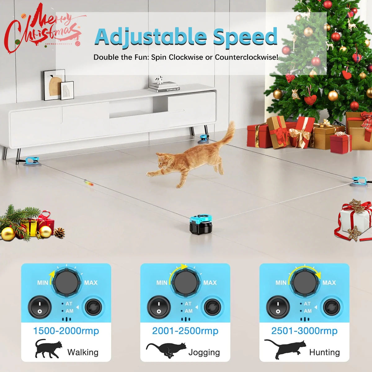 Interactive Cat Treadmill Toy