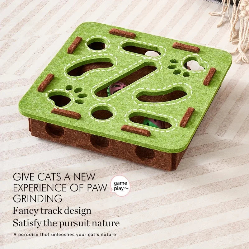 Feline Maze Box Cat Toy