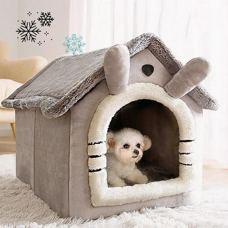 Cozy Winter Pet House