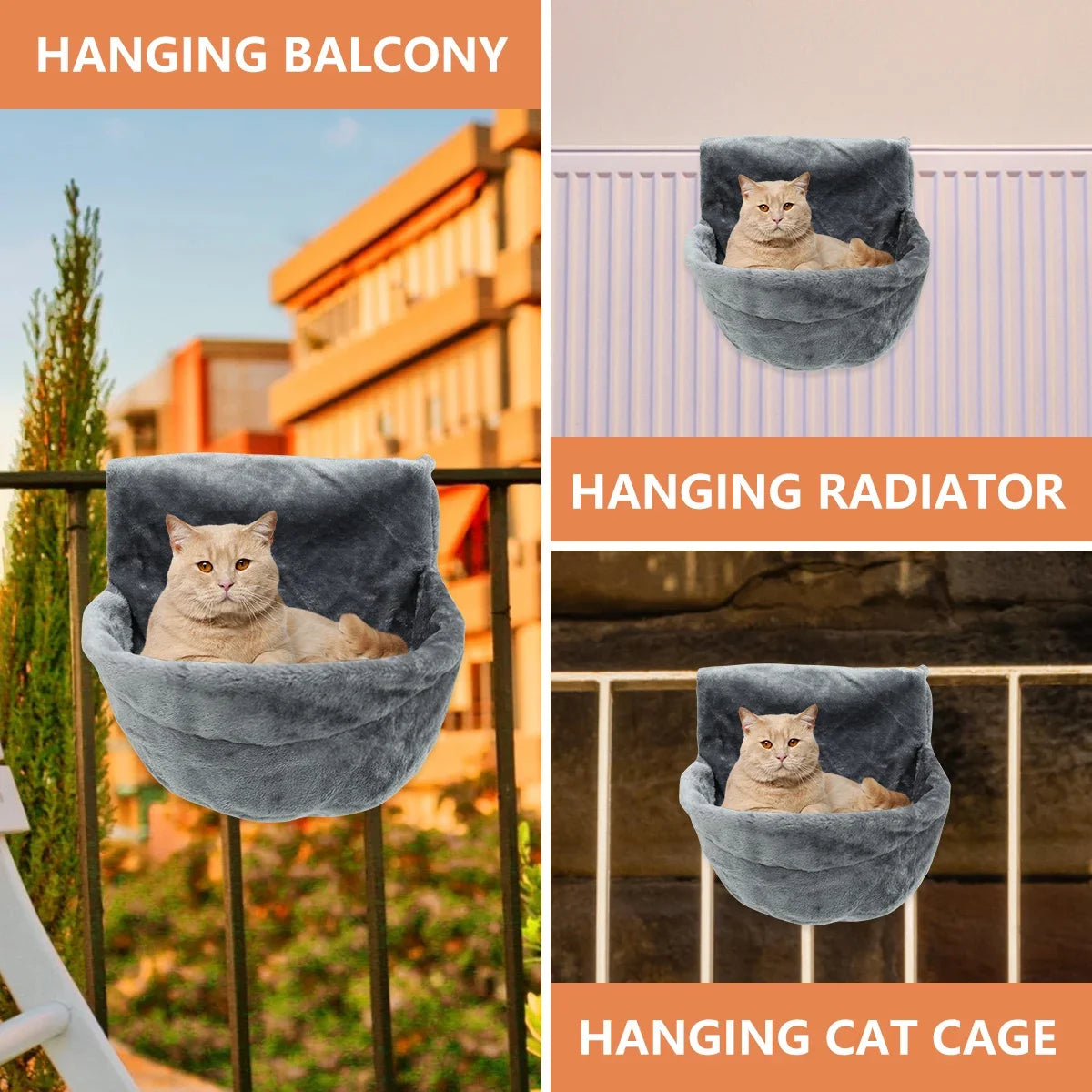 Luxury Hanging Cat Radiator Bed