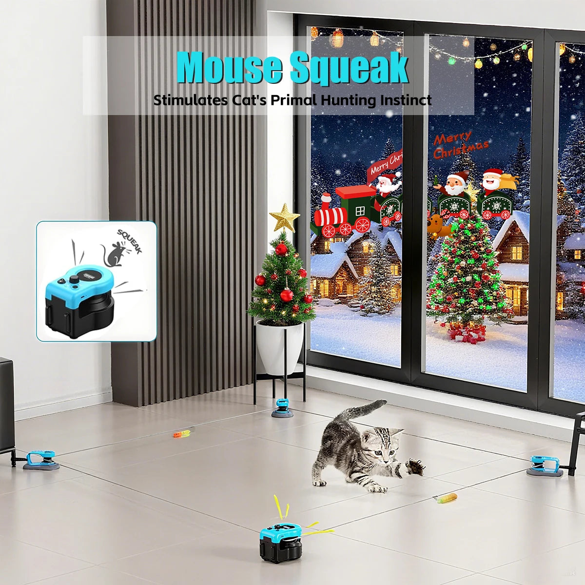 Interactive Cat Treadmill Toy