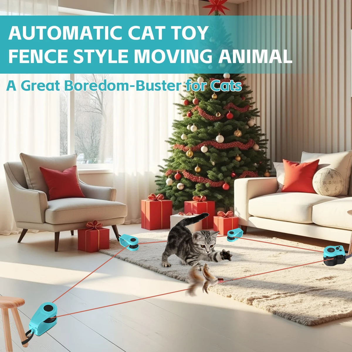 Interactive Cat Treadmill Toy