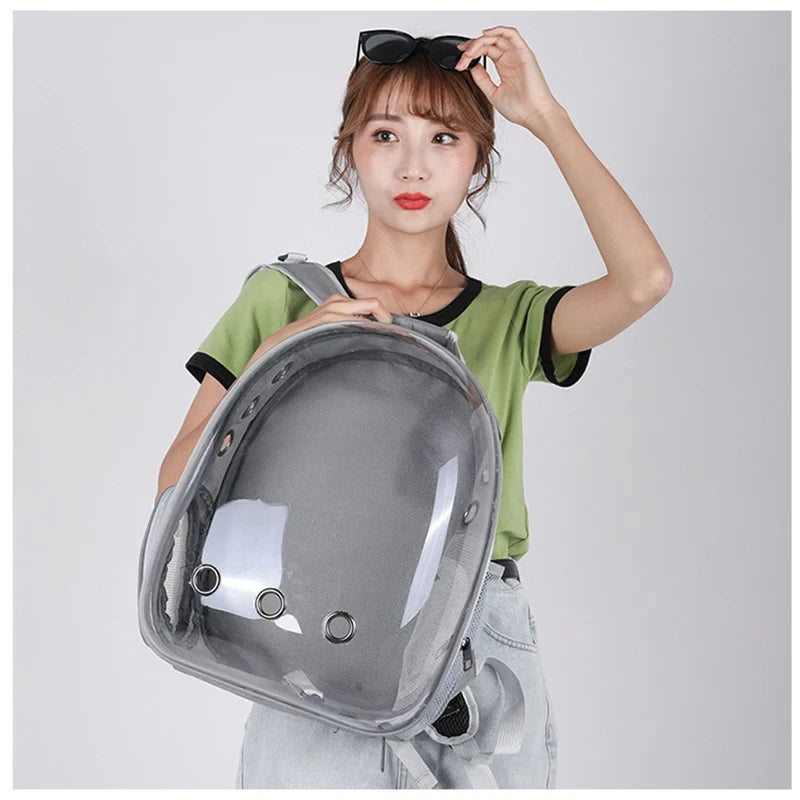 Clear Cat Backpack Carrier