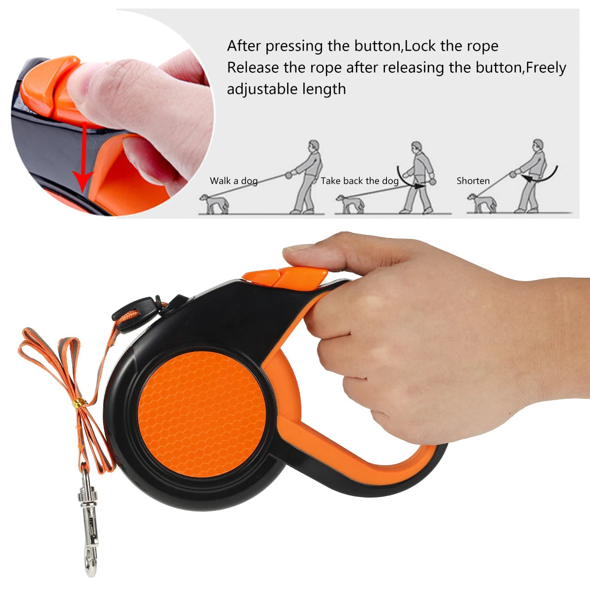 Heavy Duty Retractable Dog Lead