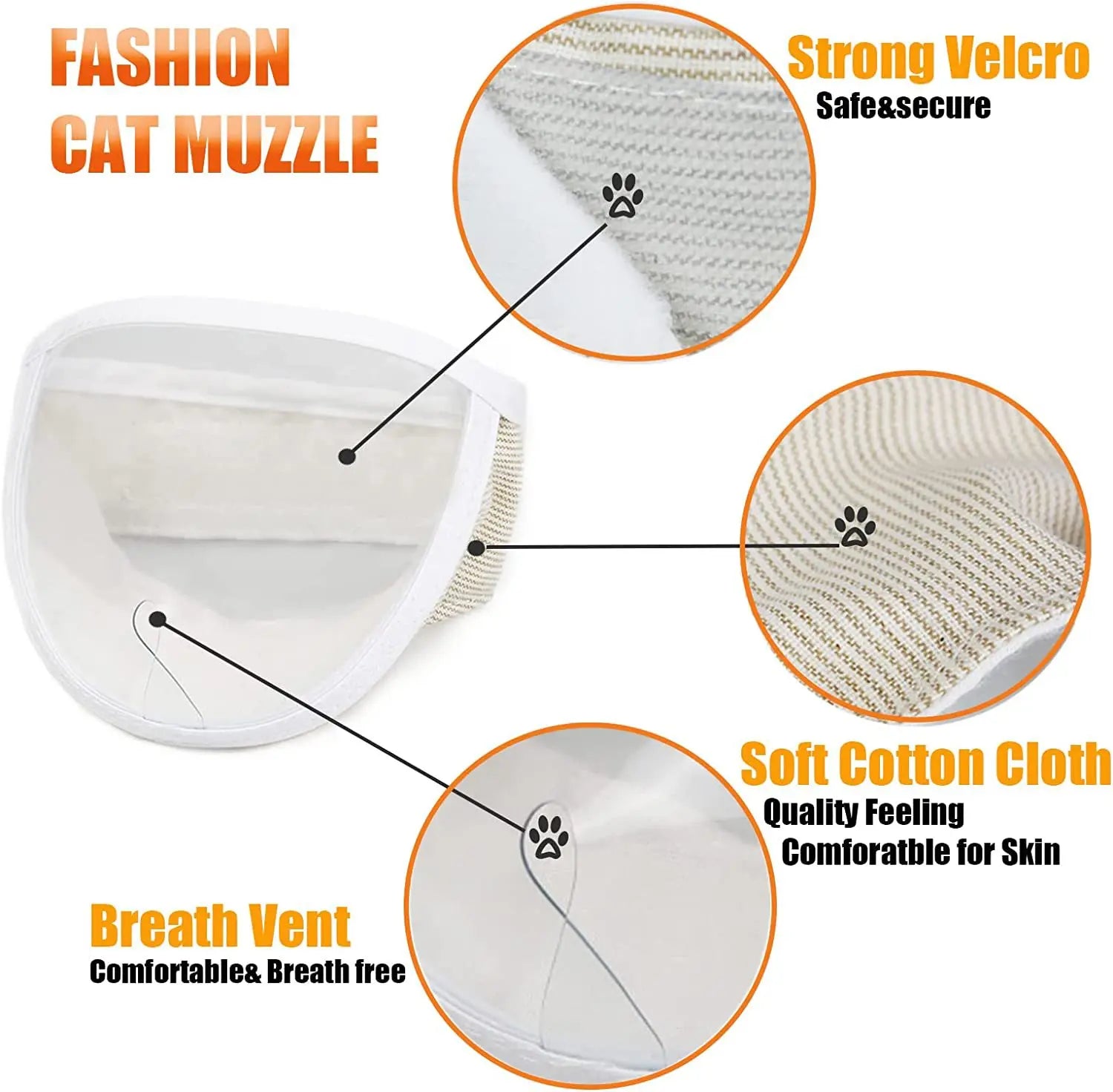 Clear Cat Muzzle