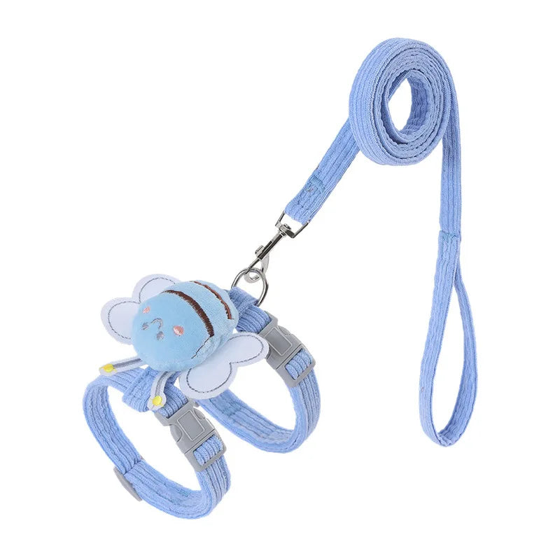 Bee Cat Harness Leash Set