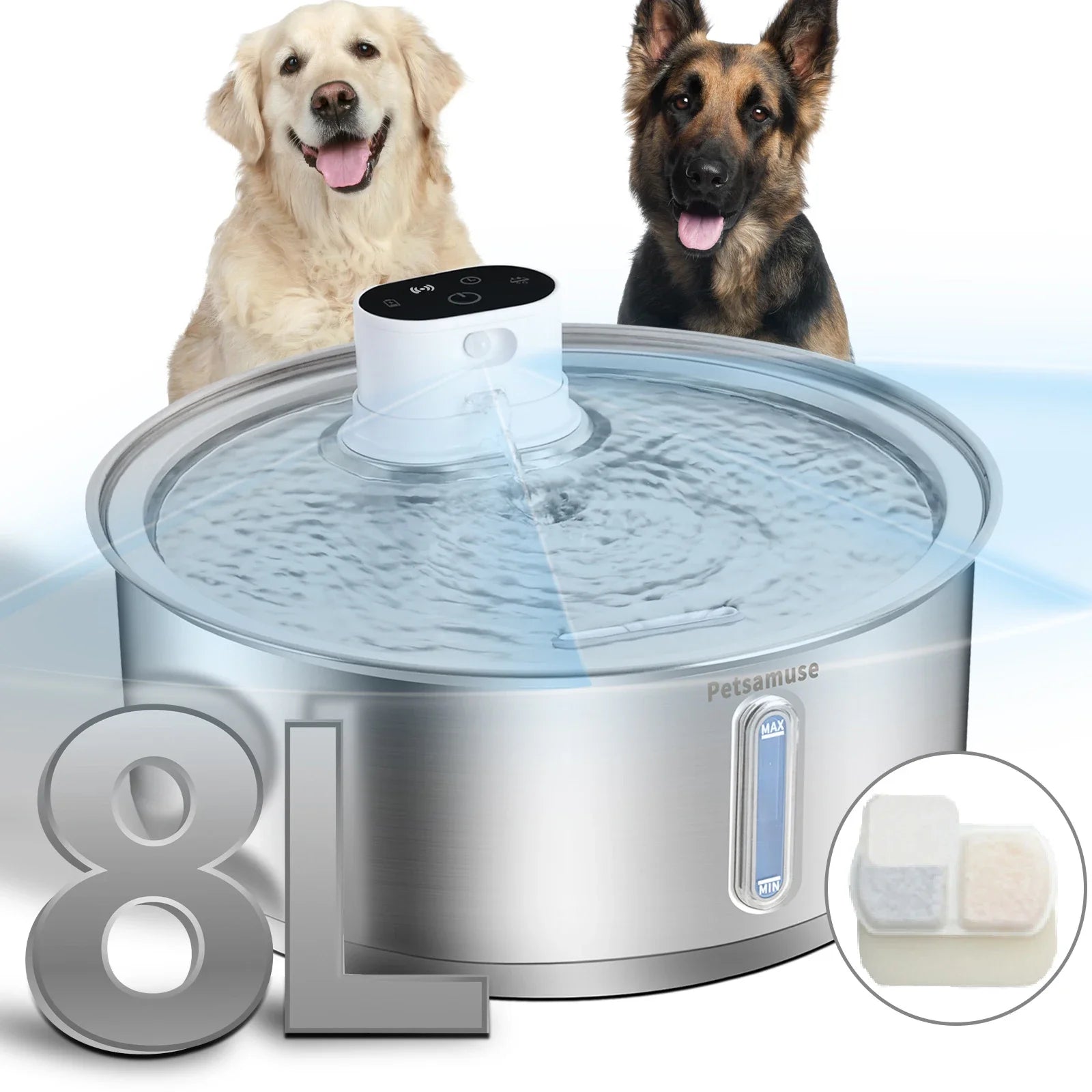 8L Wireless Pet Fountain