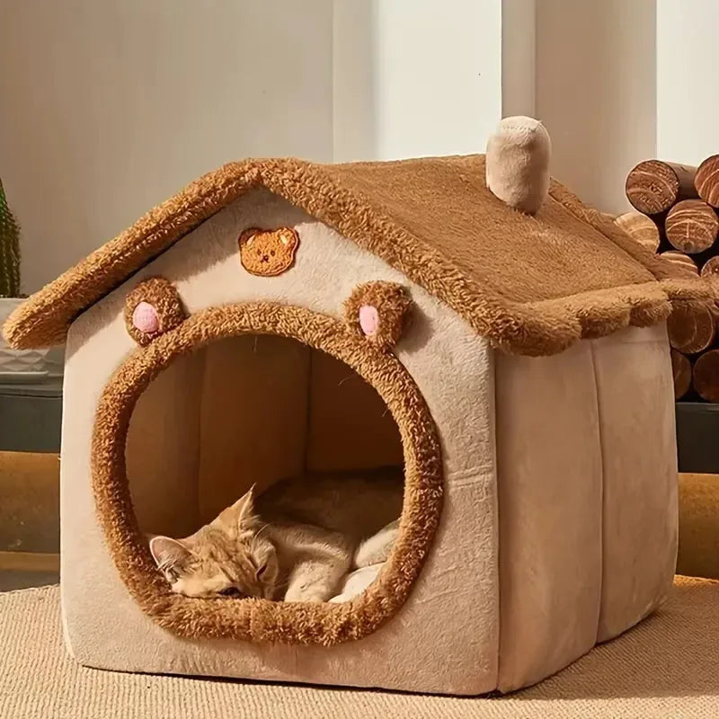 Foldable Pet Cave Sofa