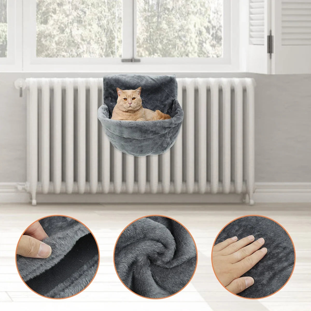 Luxury Hanging Cat Radiator Bed