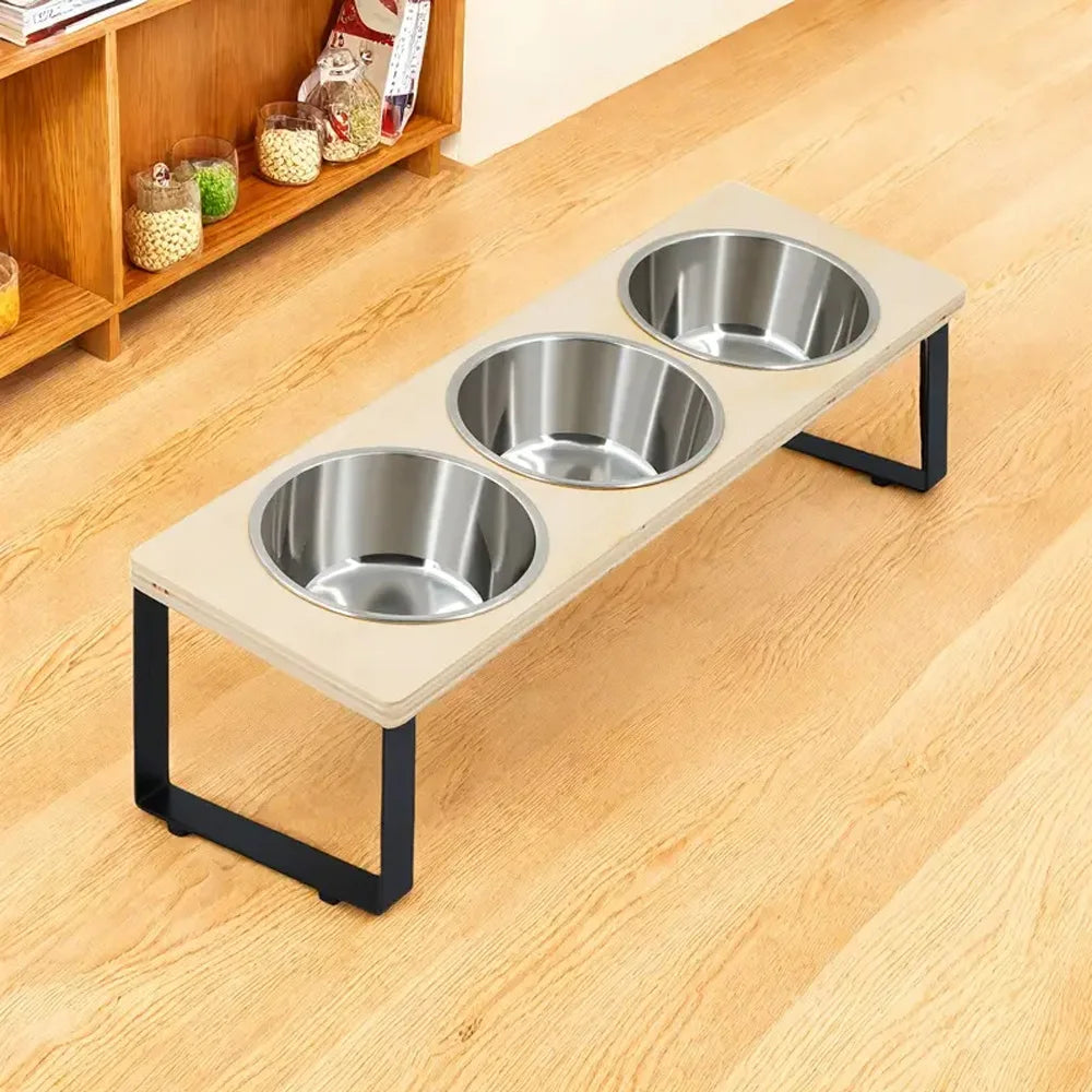 Elevated Tilted Cat Bowls