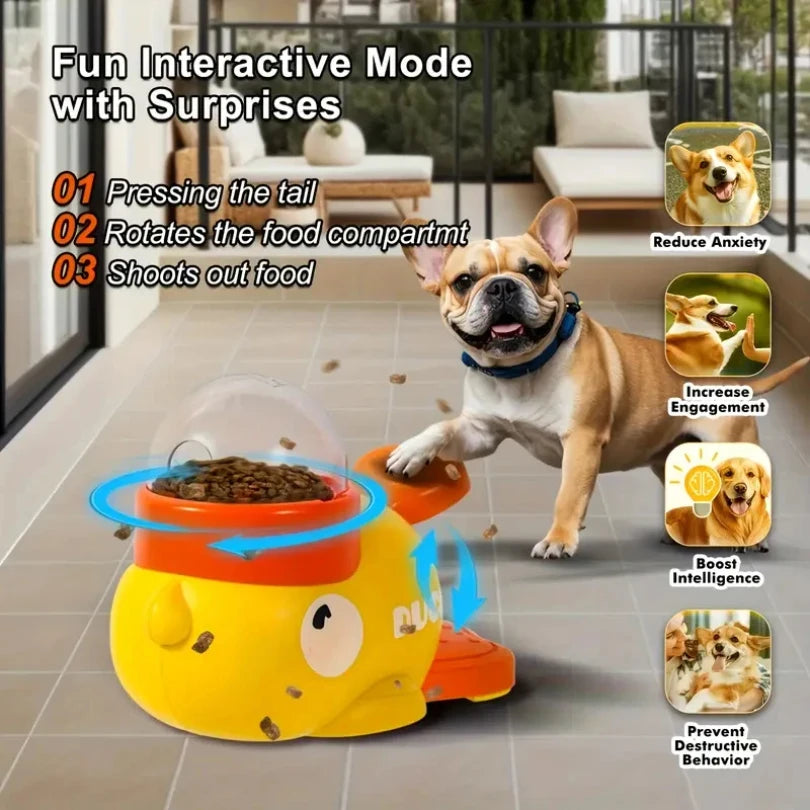 Duck Dog Puzzle Feeder Toy