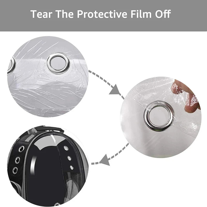 Clear Cat Backpack Carrier