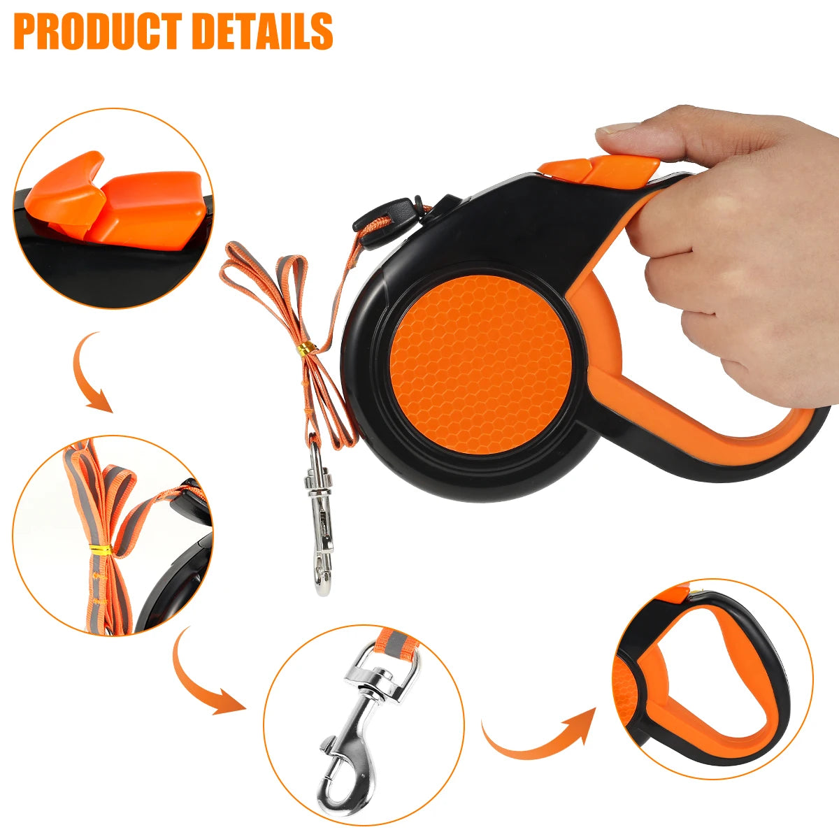 Heavy Duty Retractable Dog Lead
