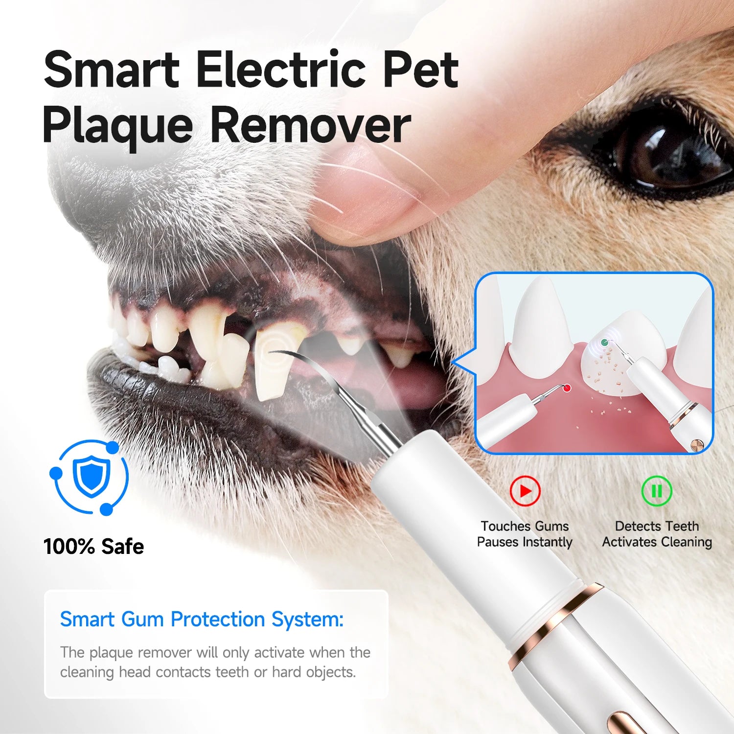 Ultrasonic Dog Teeth Cleaner