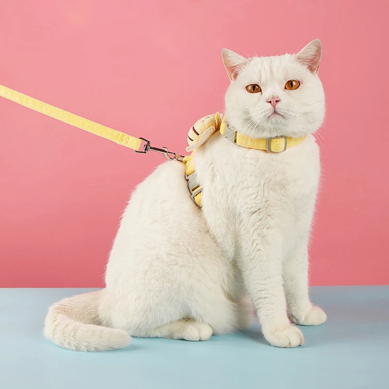 Bee Cat Harness Leash Set