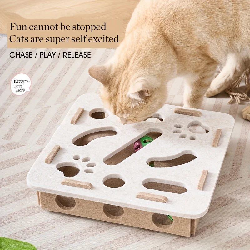 Feline Maze Box Cat Toy
