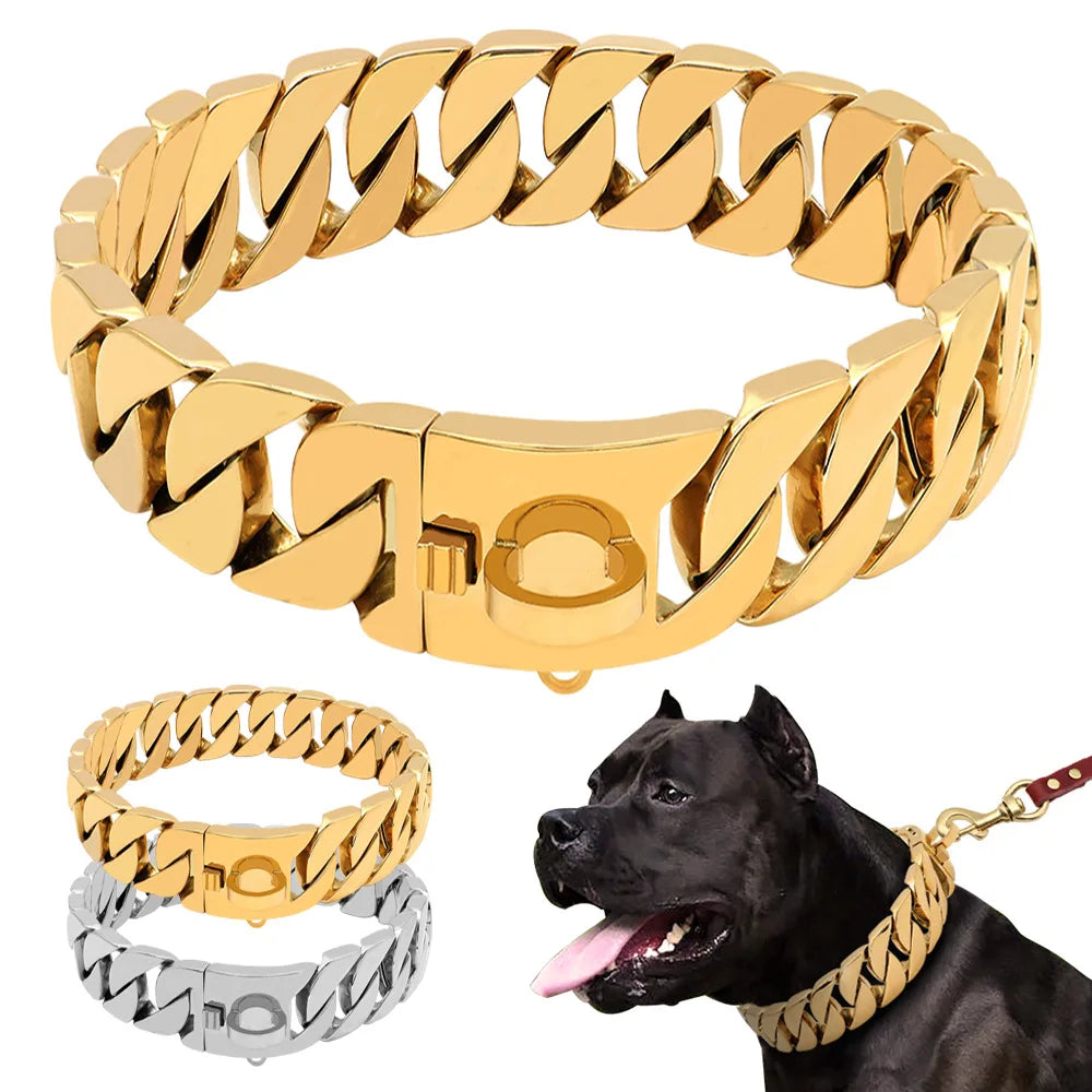 Solid Cuban Dog Collar