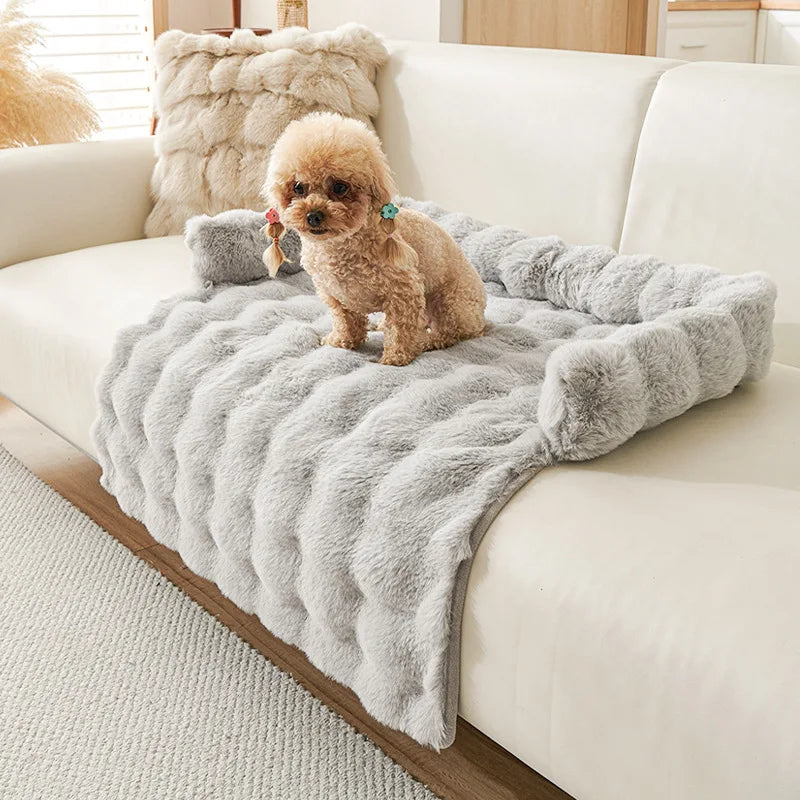 Luxury Faux Fur Pet Bed