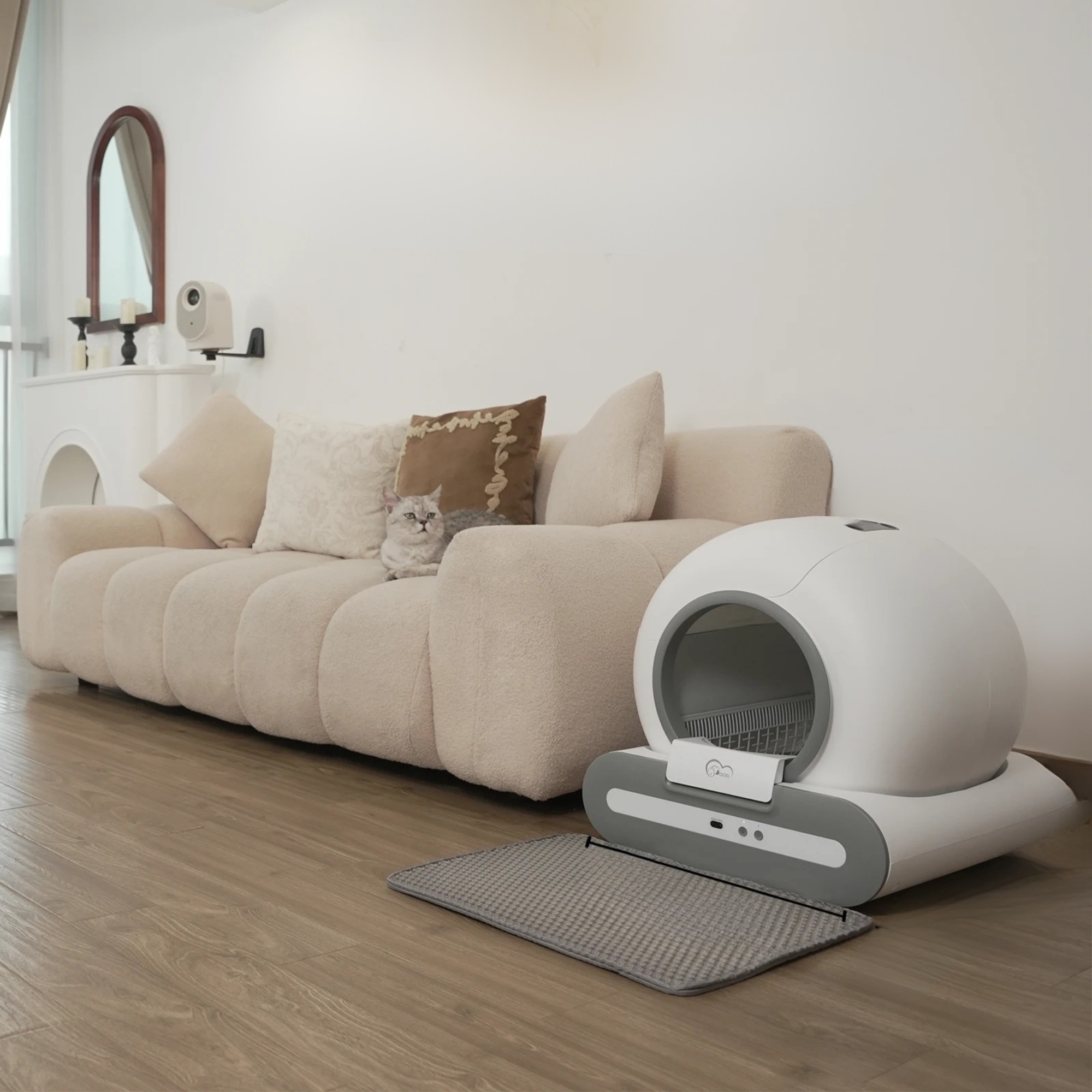 65L Self-Cleaning Litter Box